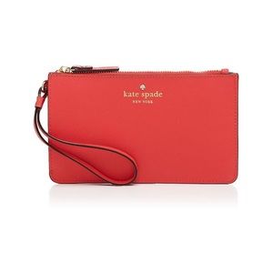 Kate Spade Cedar Street Slim Bee Leather Wristlet